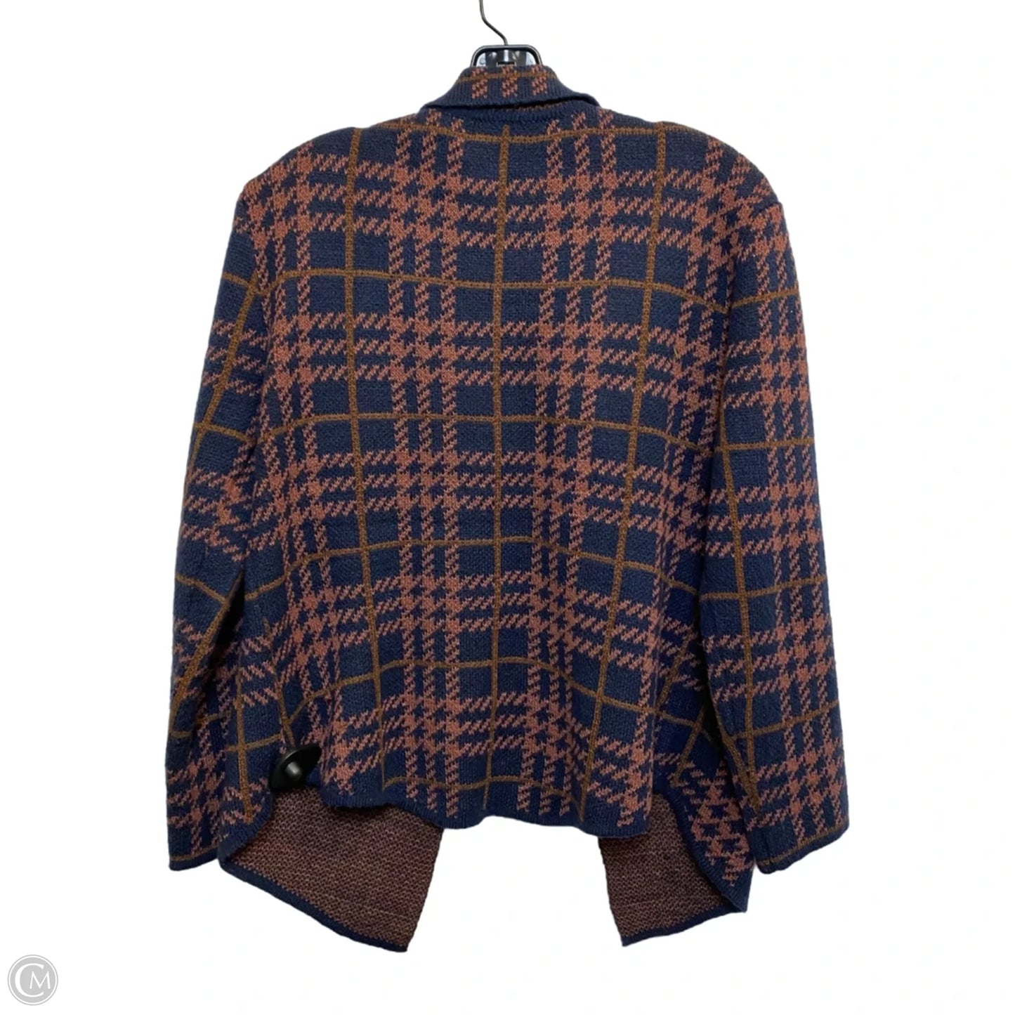 Top Long Sleeve By Madison & Hudson In Blue & Pink, Size: S