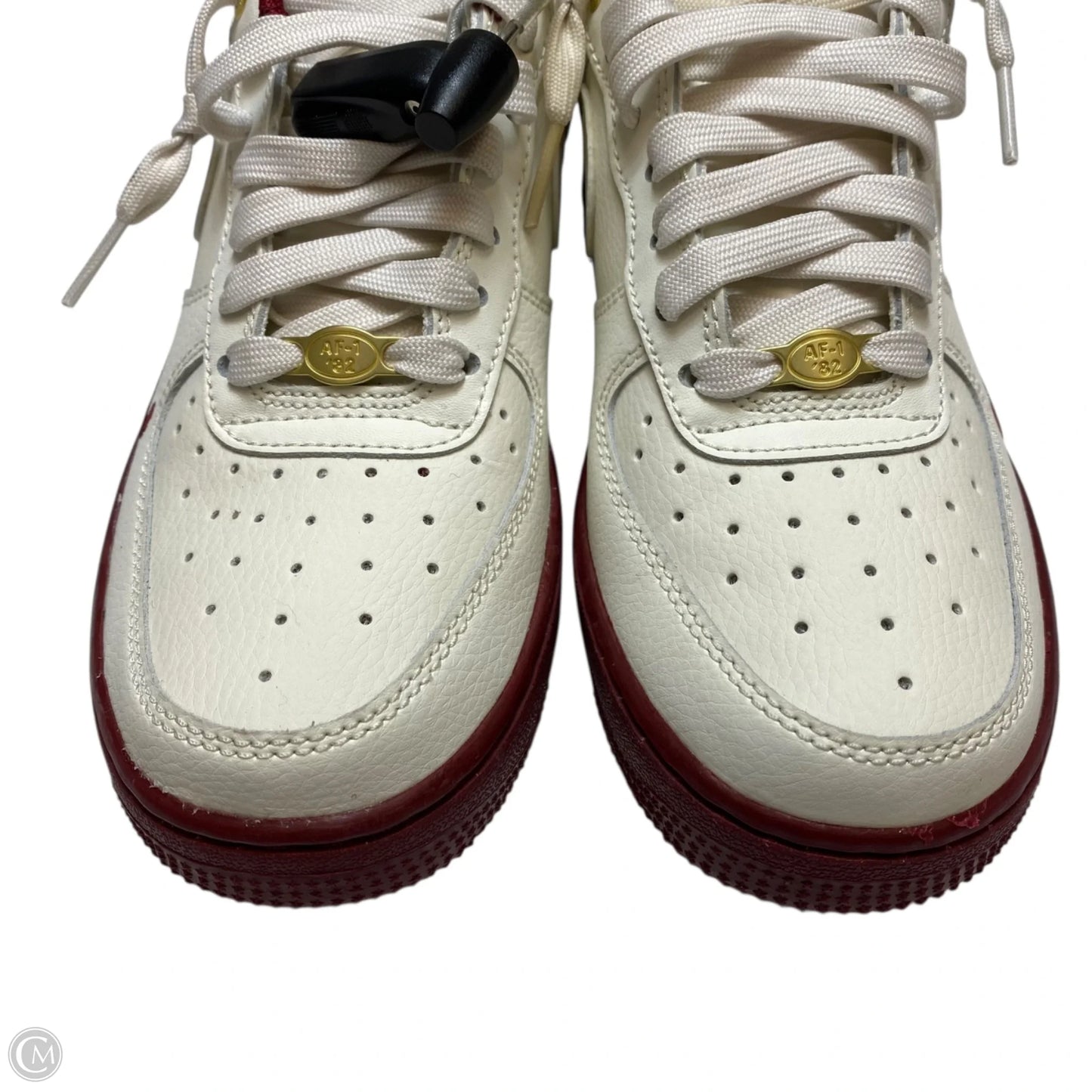 Shoes Sneakers By Nike In Cream & Red, Size: 6