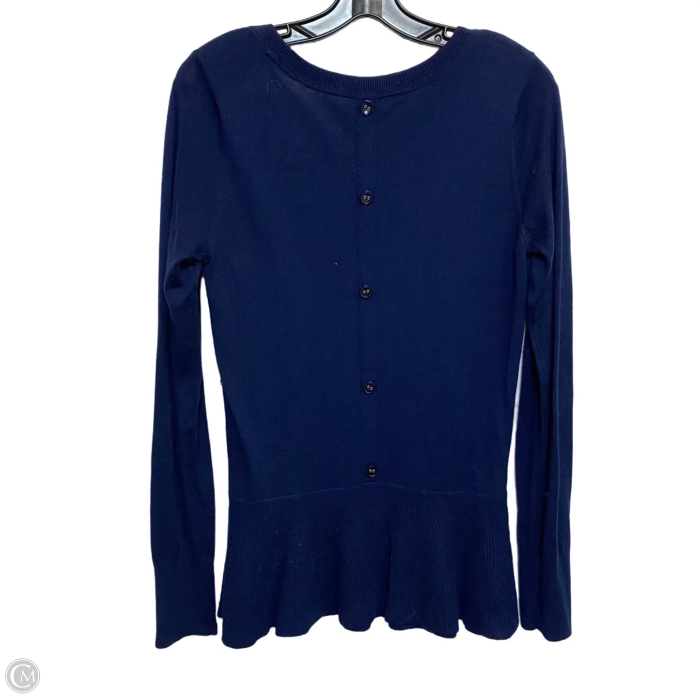 Top Long Sleeve Designer By Lilly Pulitzer In Navy, Size: L