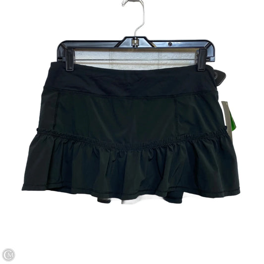 Athletic Skort By Lululemon In Black, Size: S