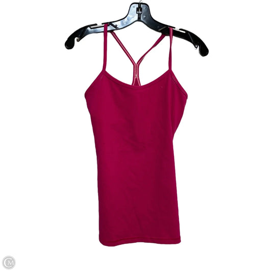 Athletic Tank Top By Lululemon In Pink, Size: S