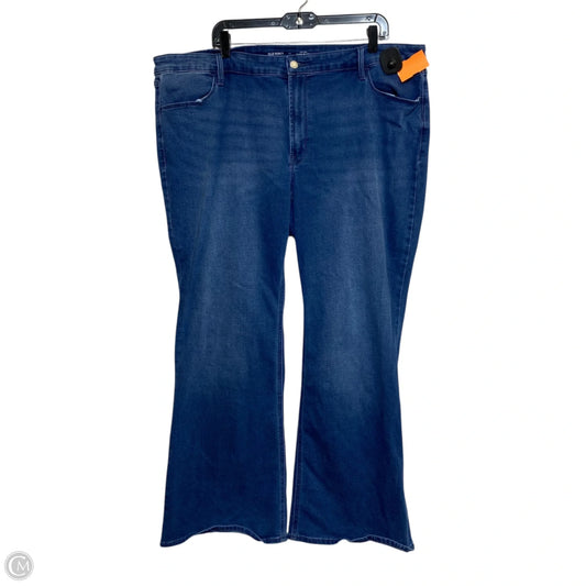Jeans Flared By Old Navy In Blue Denim, Size: 22
