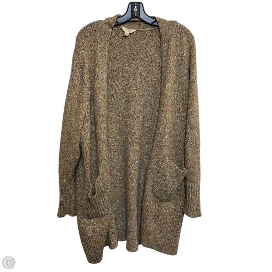 Sweater Cardigan By Terra & Sky In Tan, Size: 3x