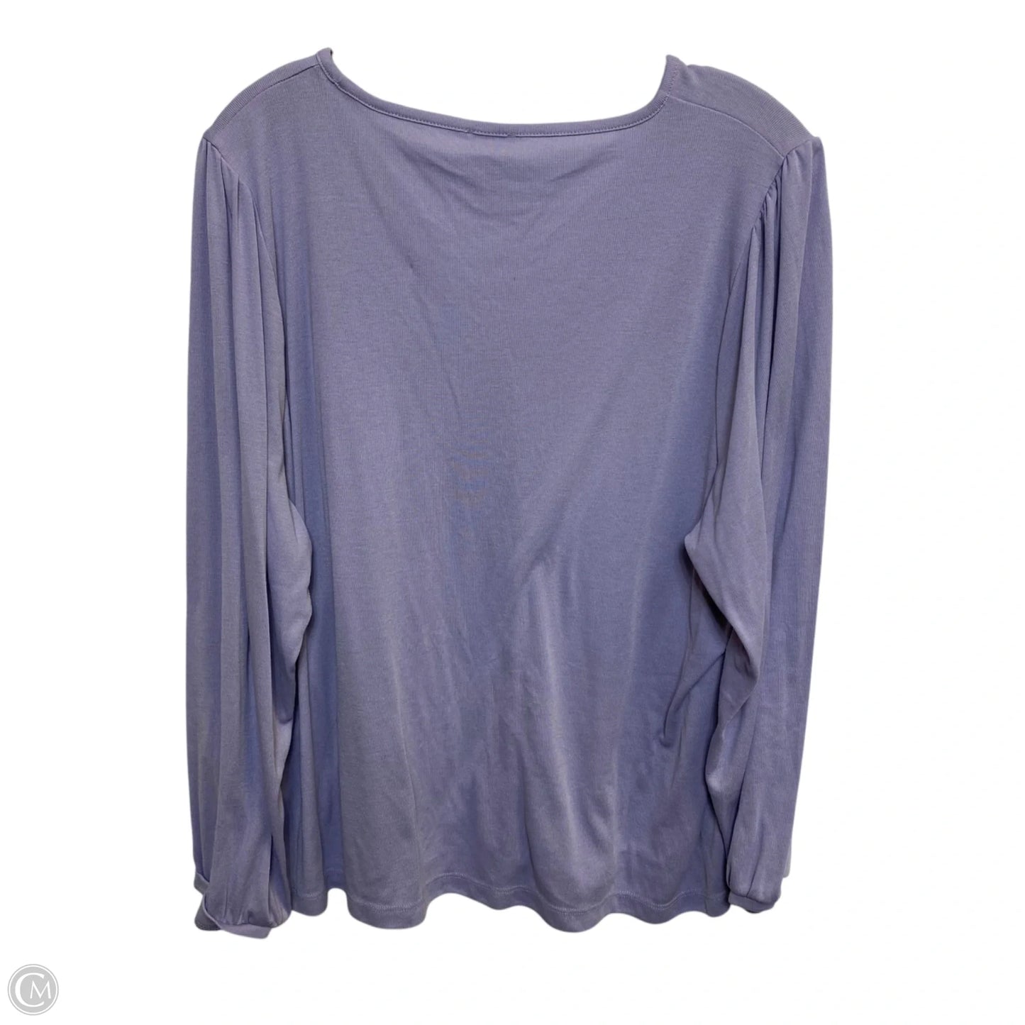 Top Long Sleeve By J. Crew In Purple, Size: 3x