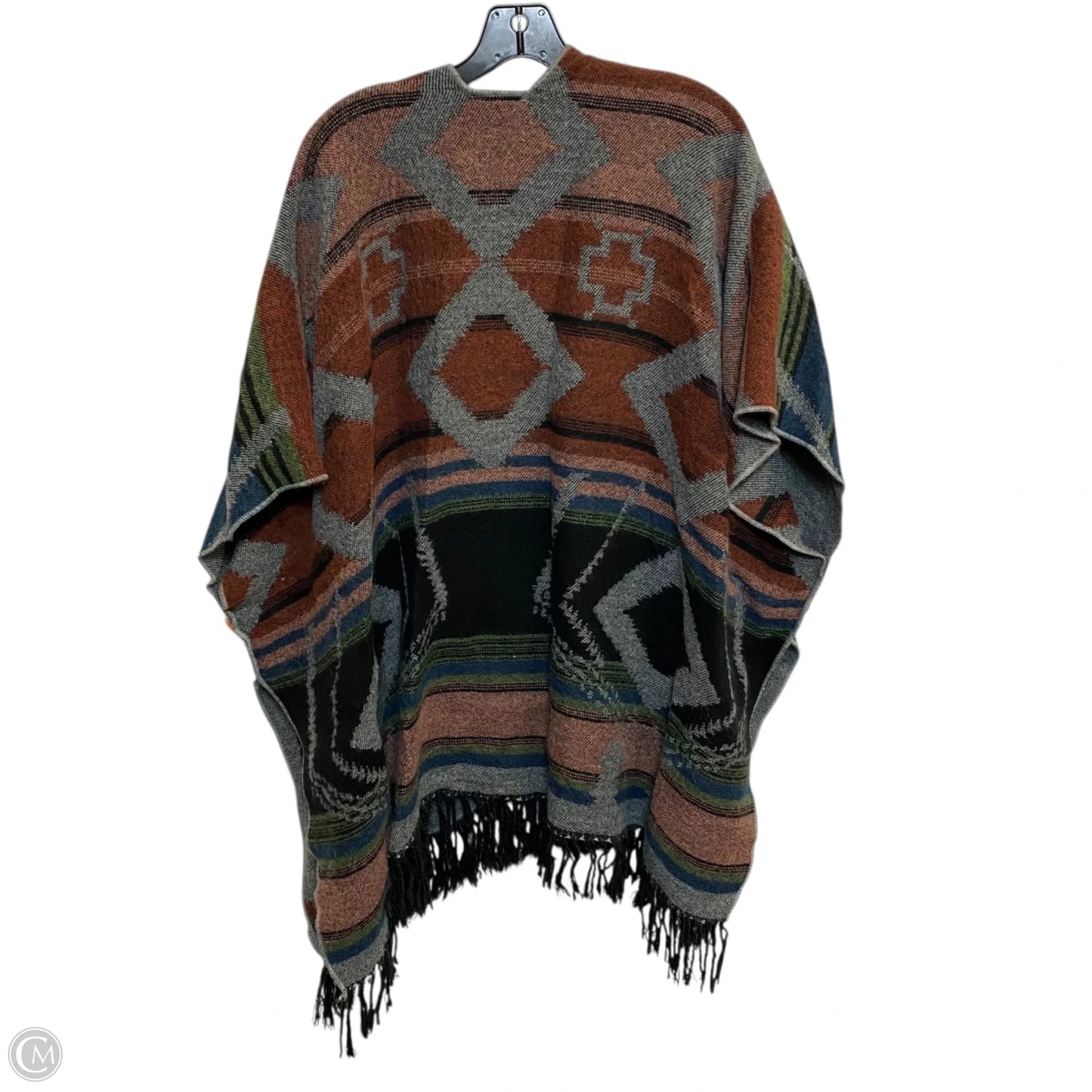 Shawl By Quagga In Grey, Size: Osfm