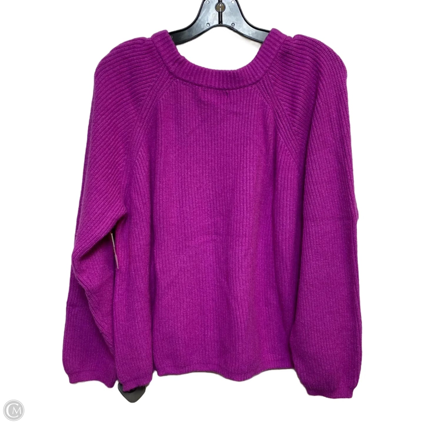 Sweater By Tahari In Purple, Size: Xl