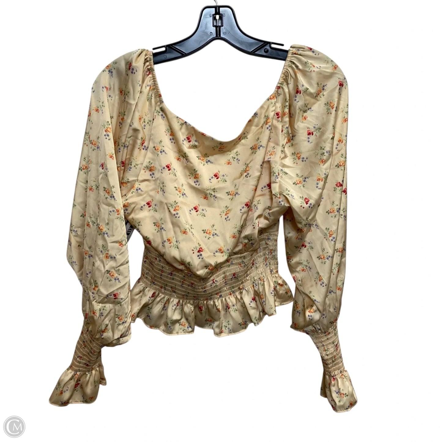 Top Long Sleeve By Wayf In Cream, Size: M