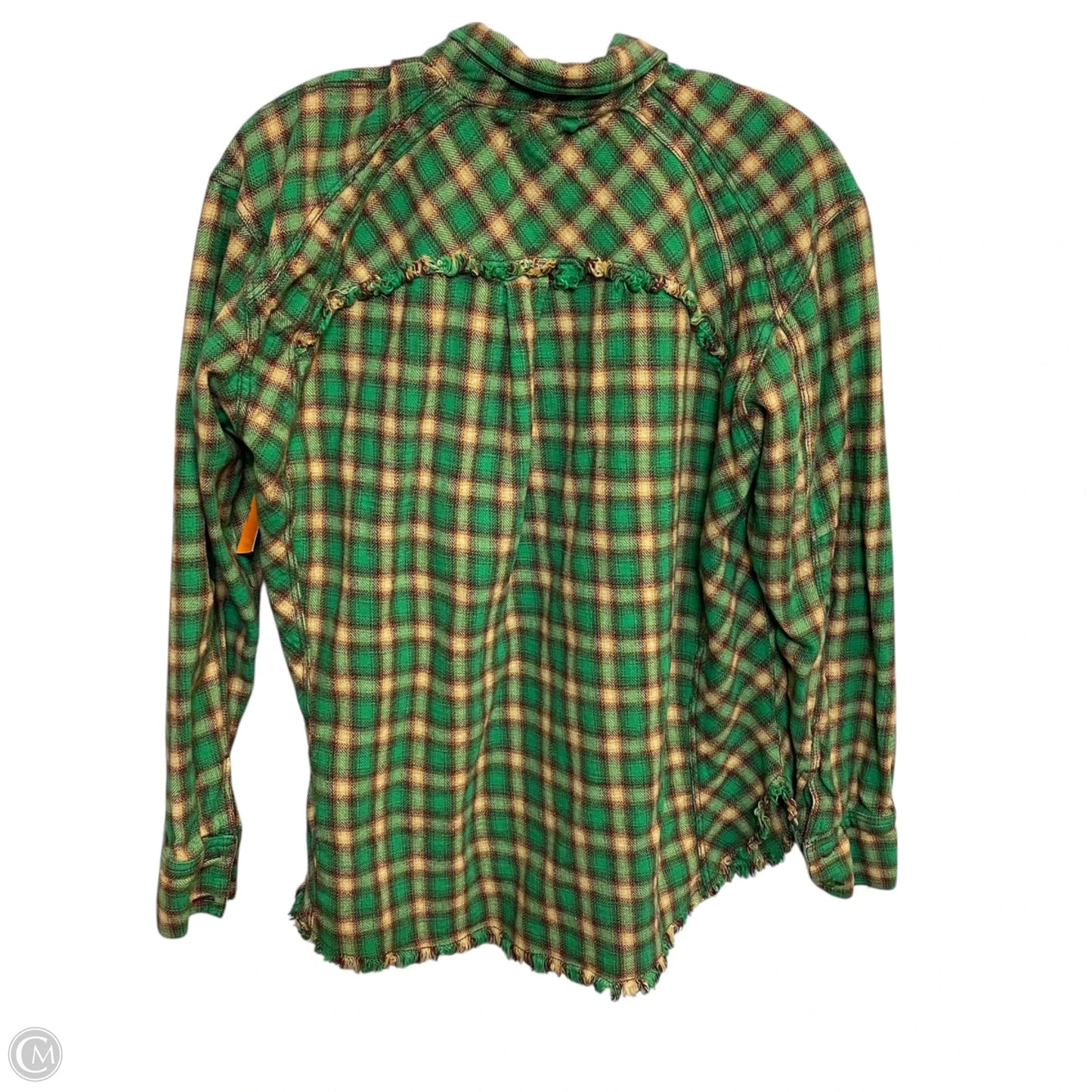 Top Long Sleeve By Bdg In Green, Size: S