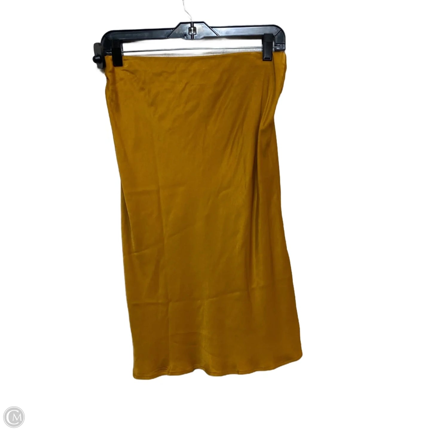 Skirt Midi By Anthropologie In Yellow, Size: Xs