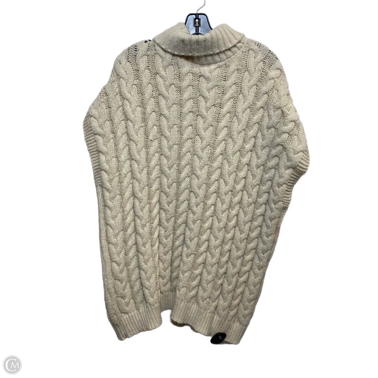 Sweater Short Sleeve By Ontwelfth In Cream, Size: 1x