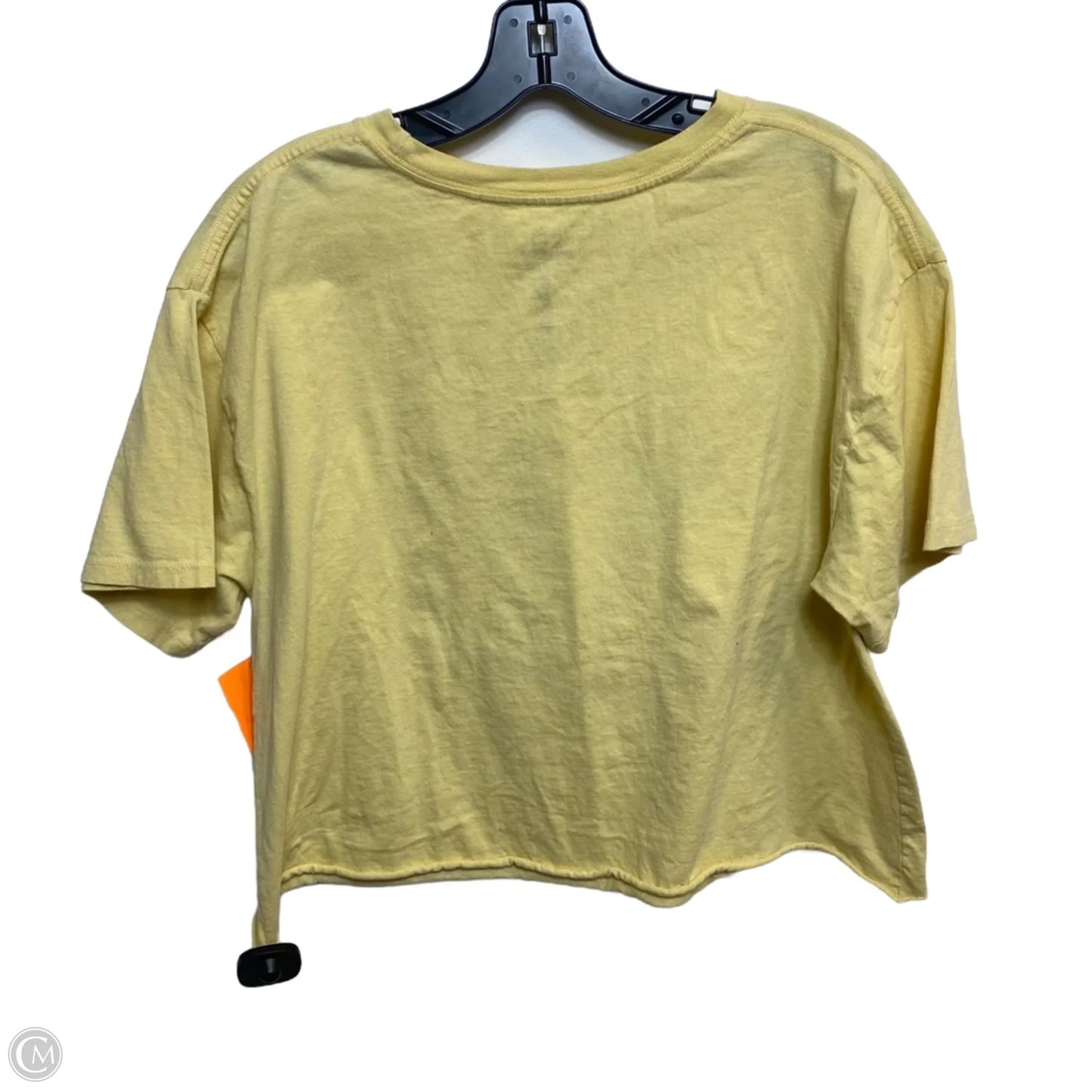 Top Short Sleeve Basic By Hello Kitty In Yellow, Size: Xl