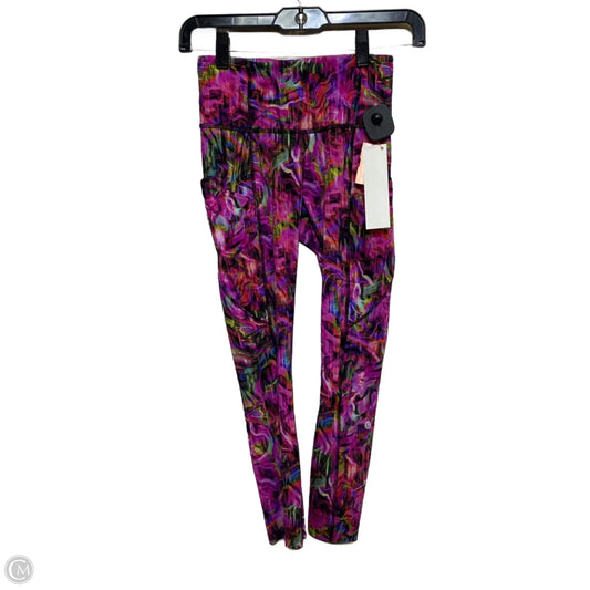 Athletic Leggings By Lululemon In Pink, Size: Xs