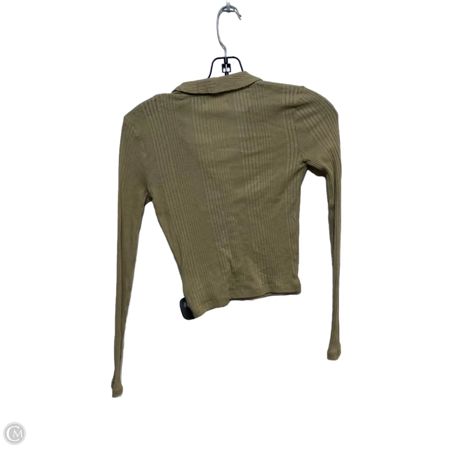 Top Long Sleeve By Madewell In Tan, Size: Xxs