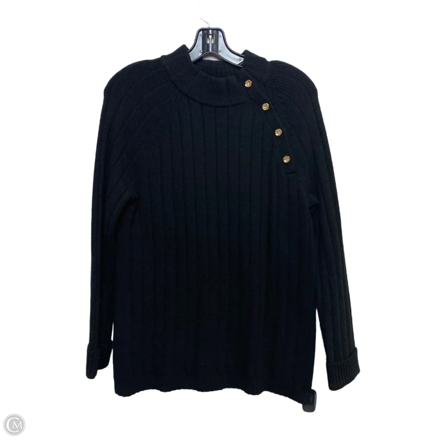 Sweater By Talbots In Black, Size: M