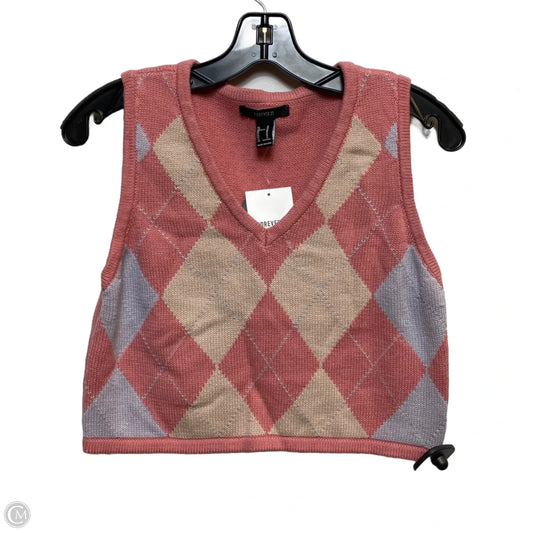 Top Sleeveless By Forever 21 In Pink, Size: M