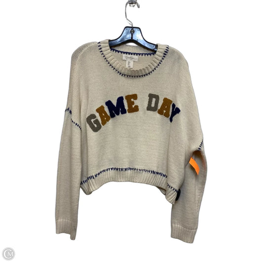 Sweater By Jessica Simpson In Cream, Size: S