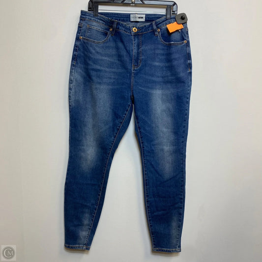 Jeans Skinny By Fashion Nova In Blue Denim, Size: 14