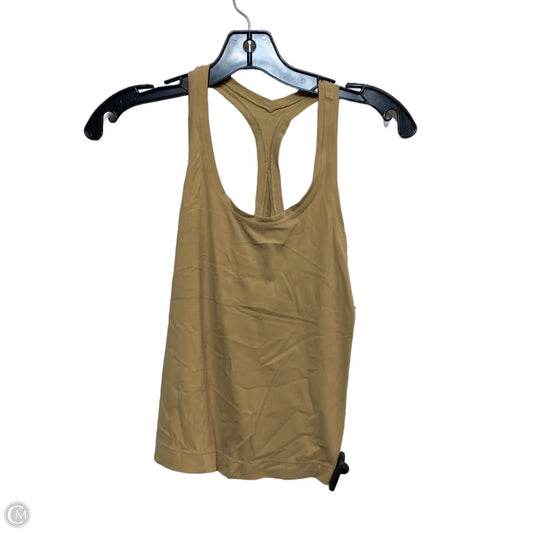 Athletic Tank Top Designer By Lululemon In Tan, Size: S