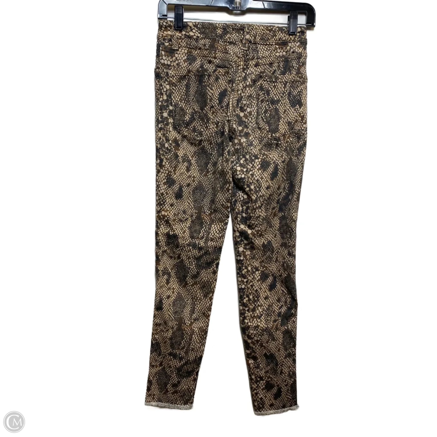 Jeans Skinny By We The Free In Snakeskin Print, Size: 4