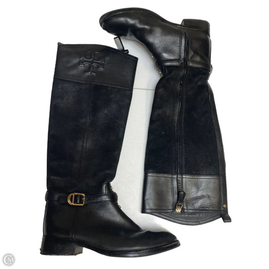 Boots Designer By Tory Burch In Black, Size: 6