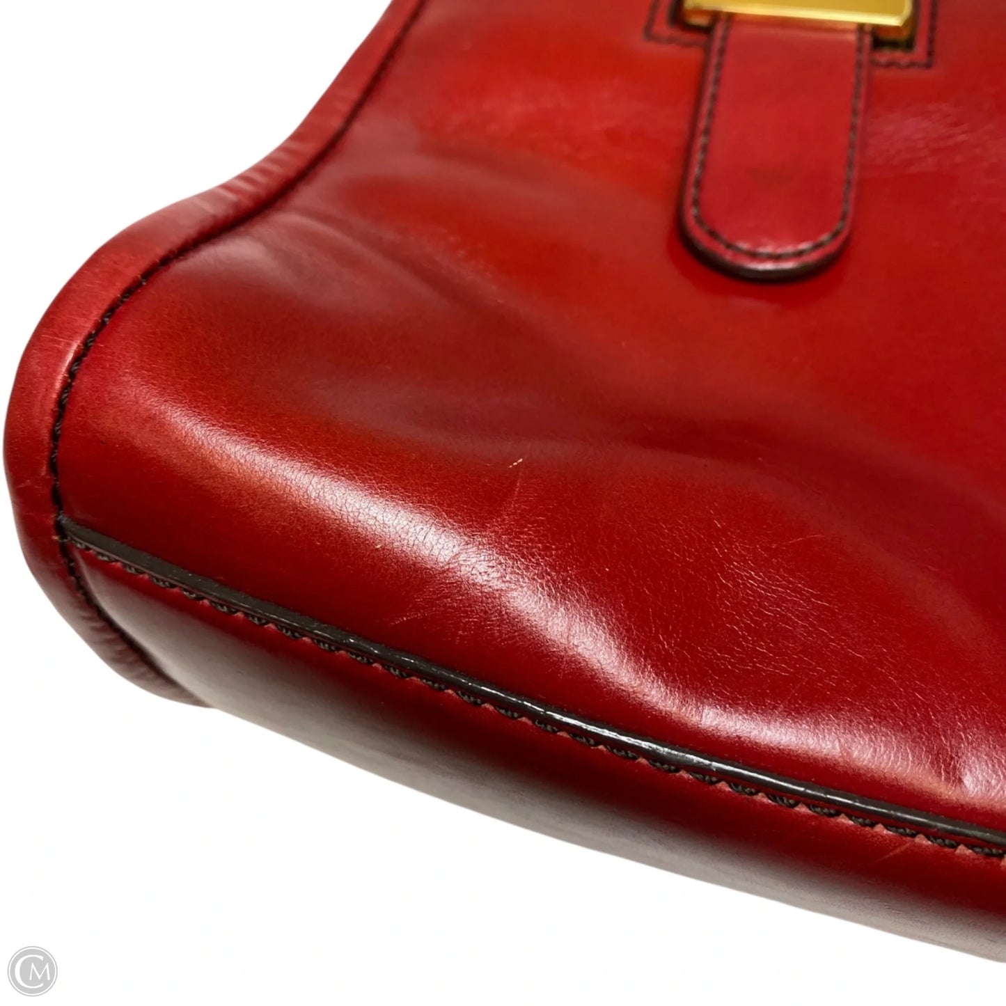 Handbag Leather By Antonio Melani, Size: Medium