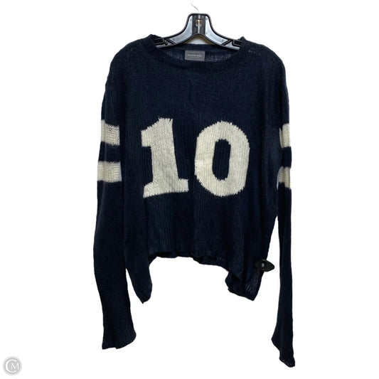Sweater By Wooden Ships In Navy, Size: Osfm