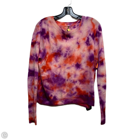 Sweater Cashmere By Autumn Cashmere In Tie Dye Print, Size: S