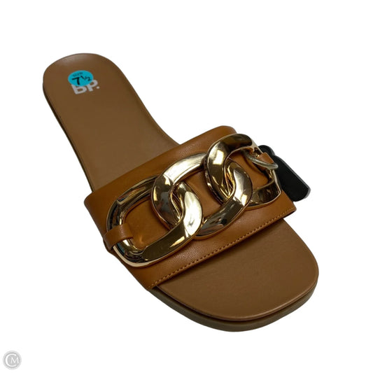 Sandals Flats By Bp In Brown, Size: 7.5