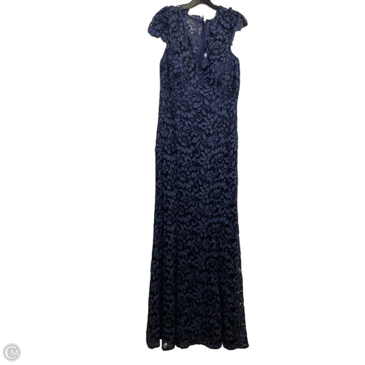 Dress Party Long By Eliza J In Navy, Size: L
