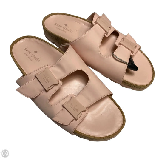 Sandals Designer By Kate Spade In Pink, Size: 10