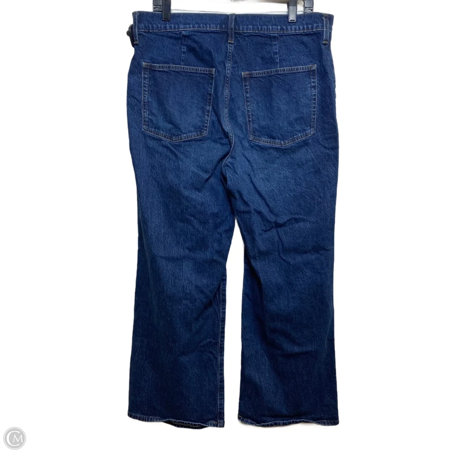 Jeans Wide Leg By J. Crew In Blue Denim, Size: 14