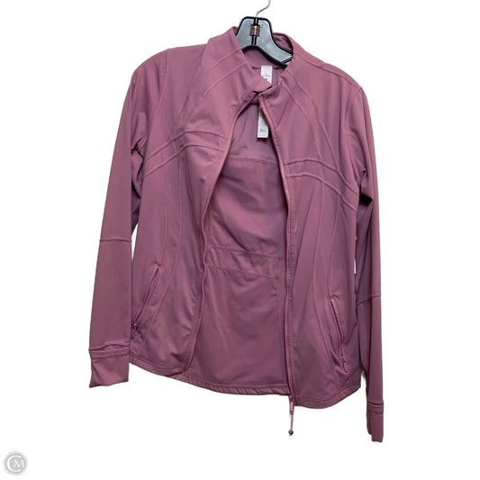 Athletic Jacket By Lululemon In Pink, Size: M