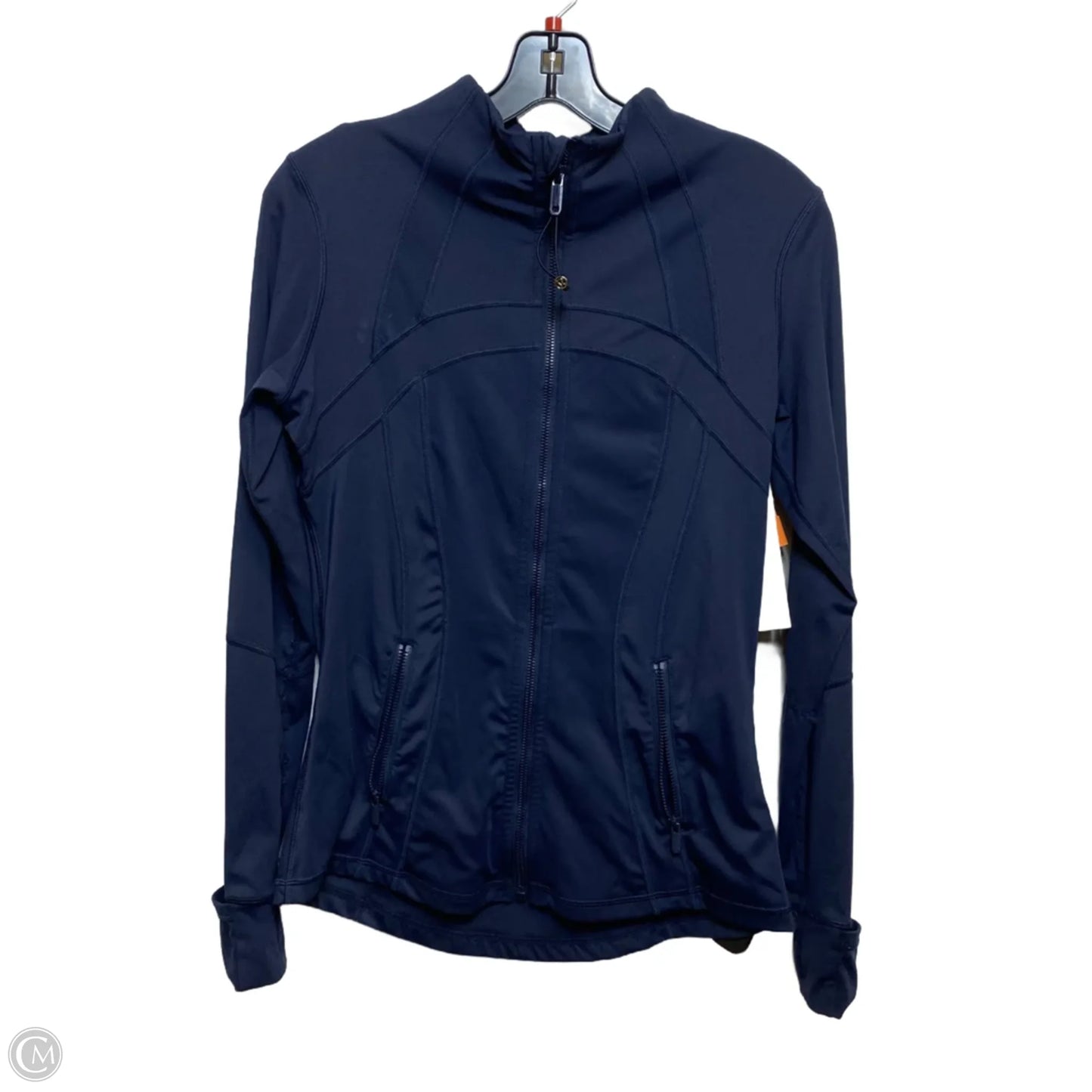 Athletic Jacket By Lululemon In Navy, Size: M