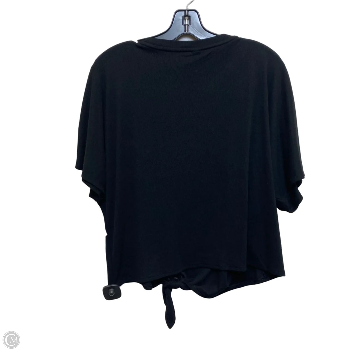 Athletic Top Short Sleeve By Old Navy In Black, Size: L