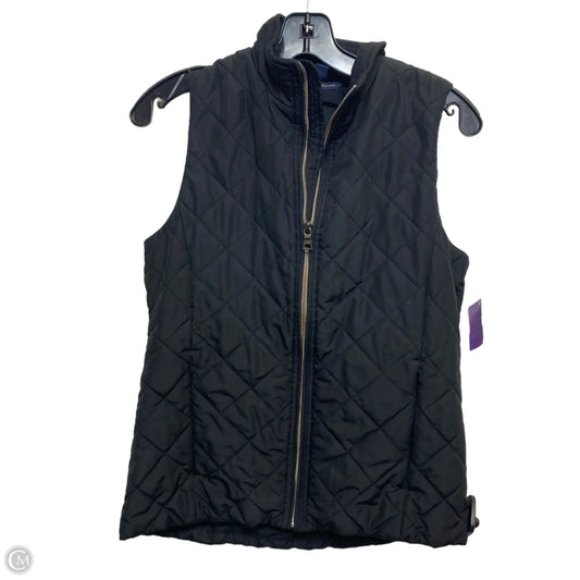 Vest Puffer & Quilted By Brooks Brothers In Black, Size: Xs