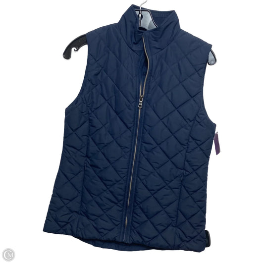 Vest Puffer & Quilted By Brooks Brothers In Navy, Size: Xs