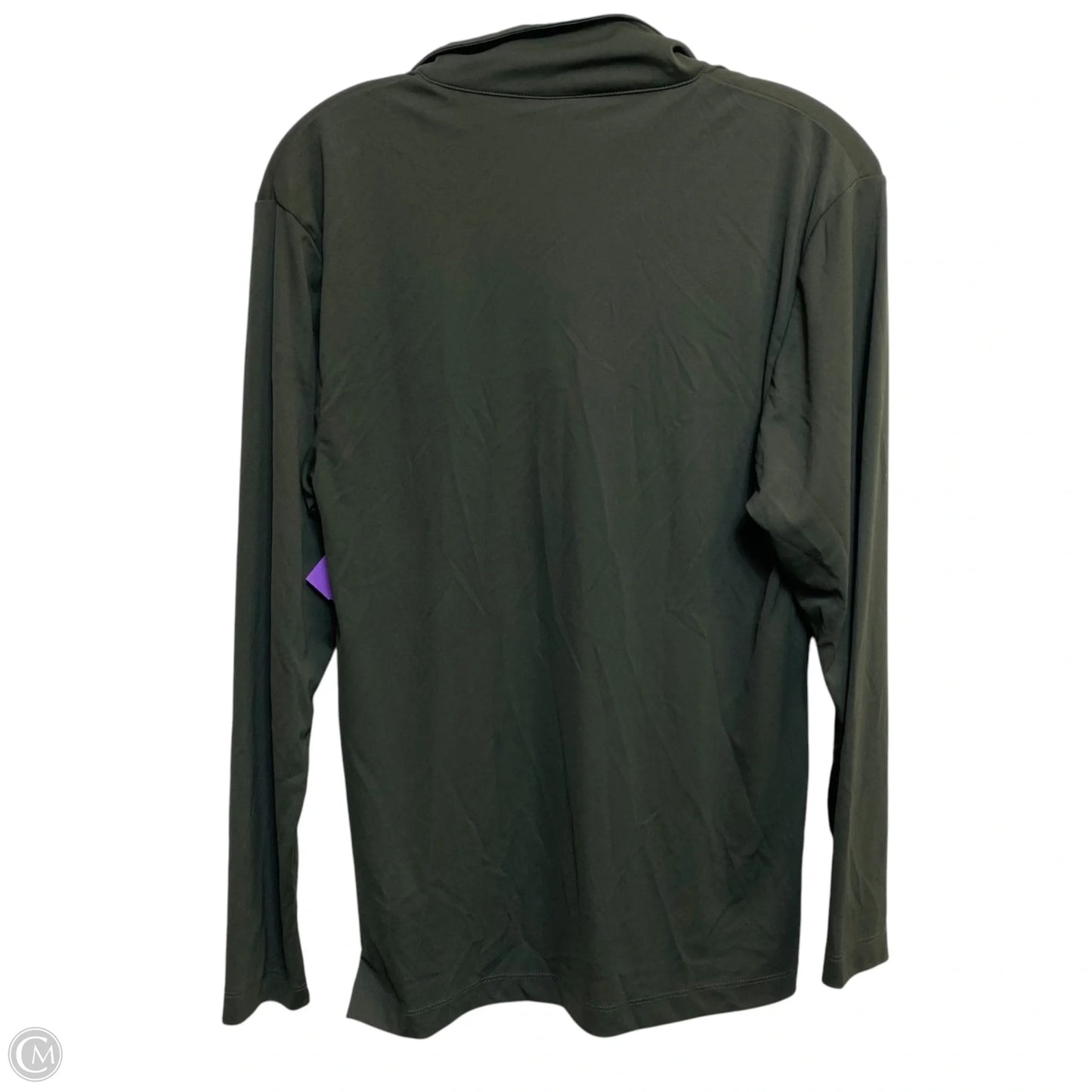 Athletic Top Long Sleeve Collar By Prim+preux In Black, Size: S