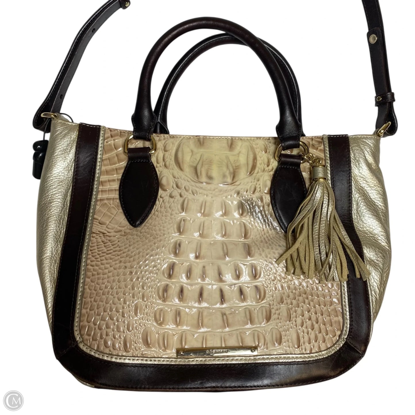 Handbag Designer By Brahmin, Size: Medium
