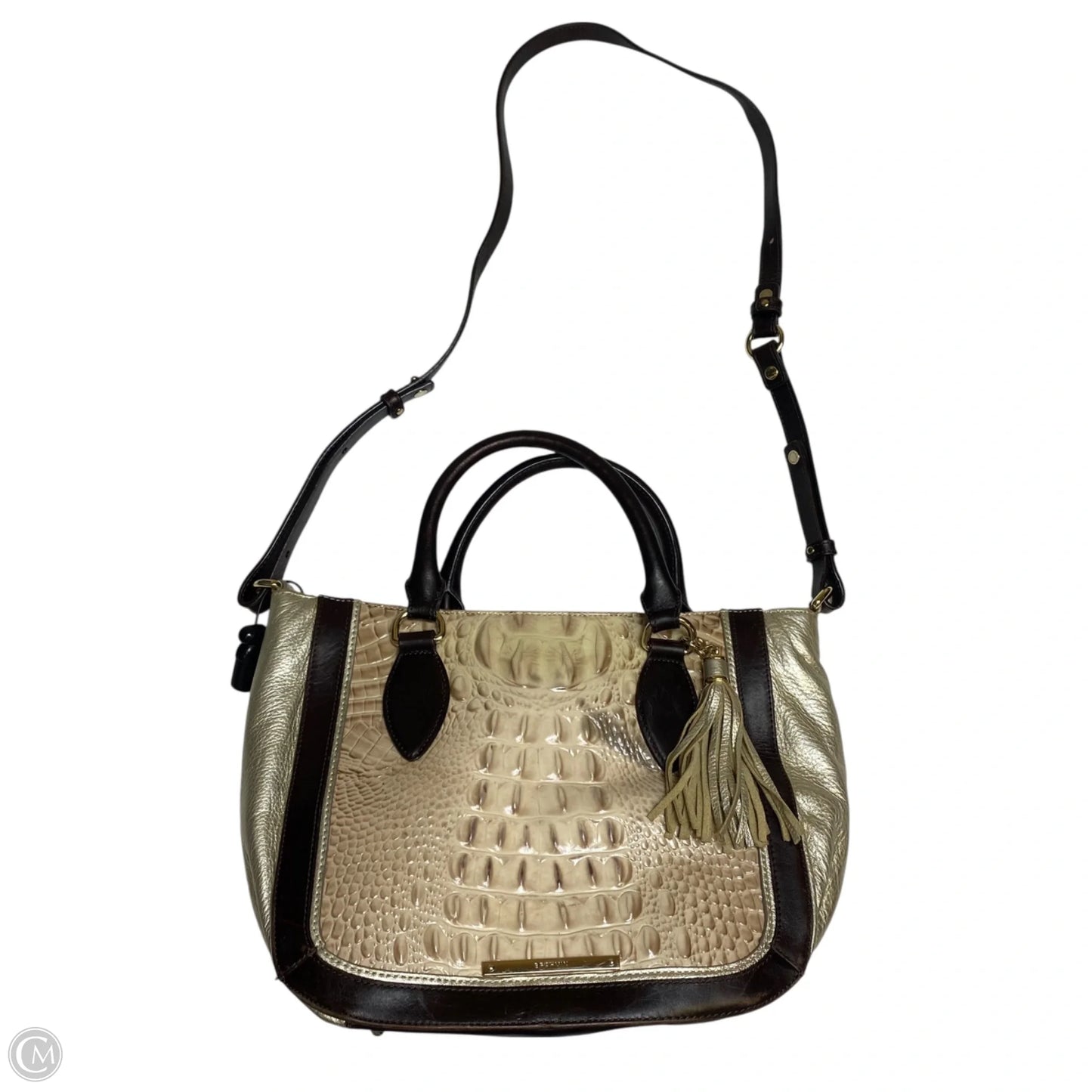 Handbag Designer By Brahmin, Size: Medium