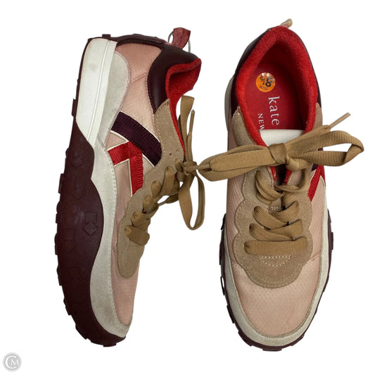 Shoes Designer By Kate Spade In Pink & Red, Size: 8.5