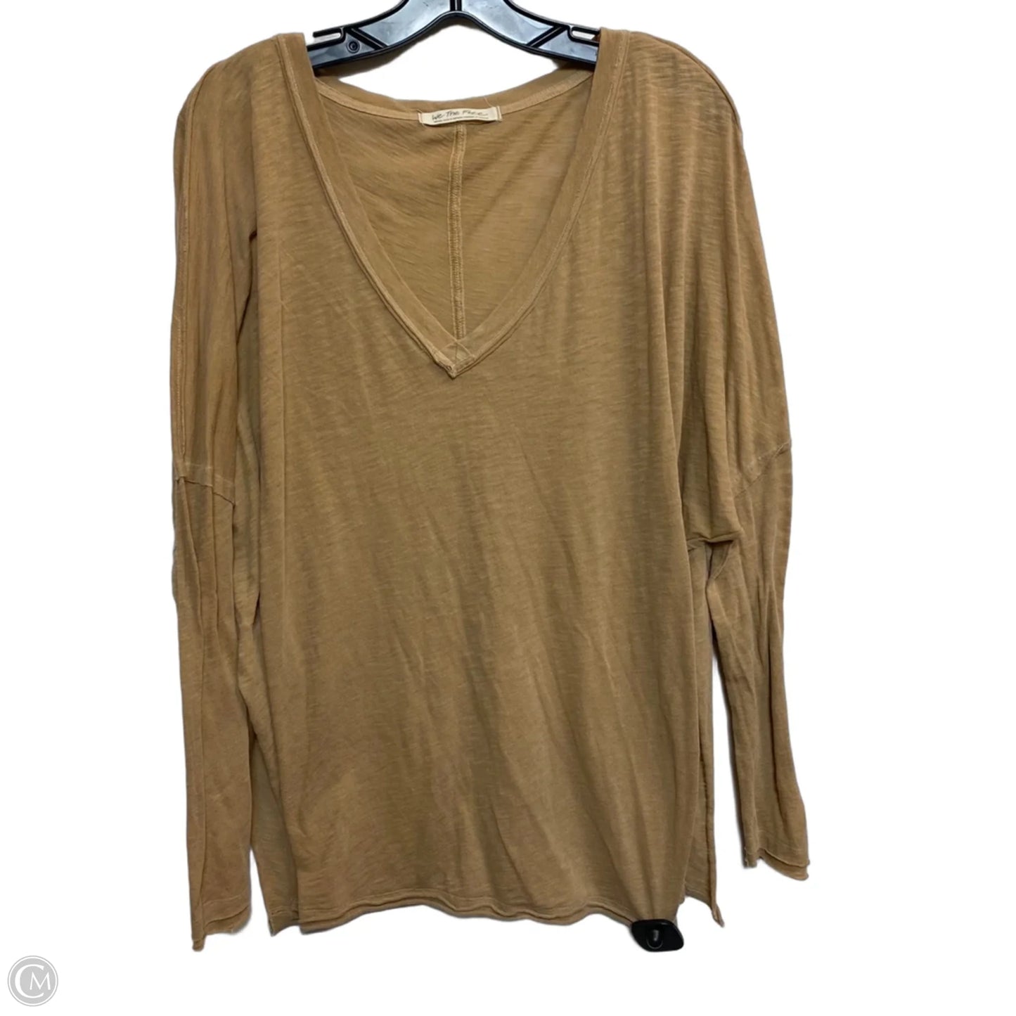 Top Long Sleeve Basic By We The Free In Brown, Size: S