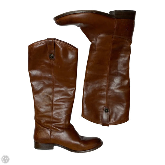 Boots Designer By Frye In Brown, Size: 8.5
