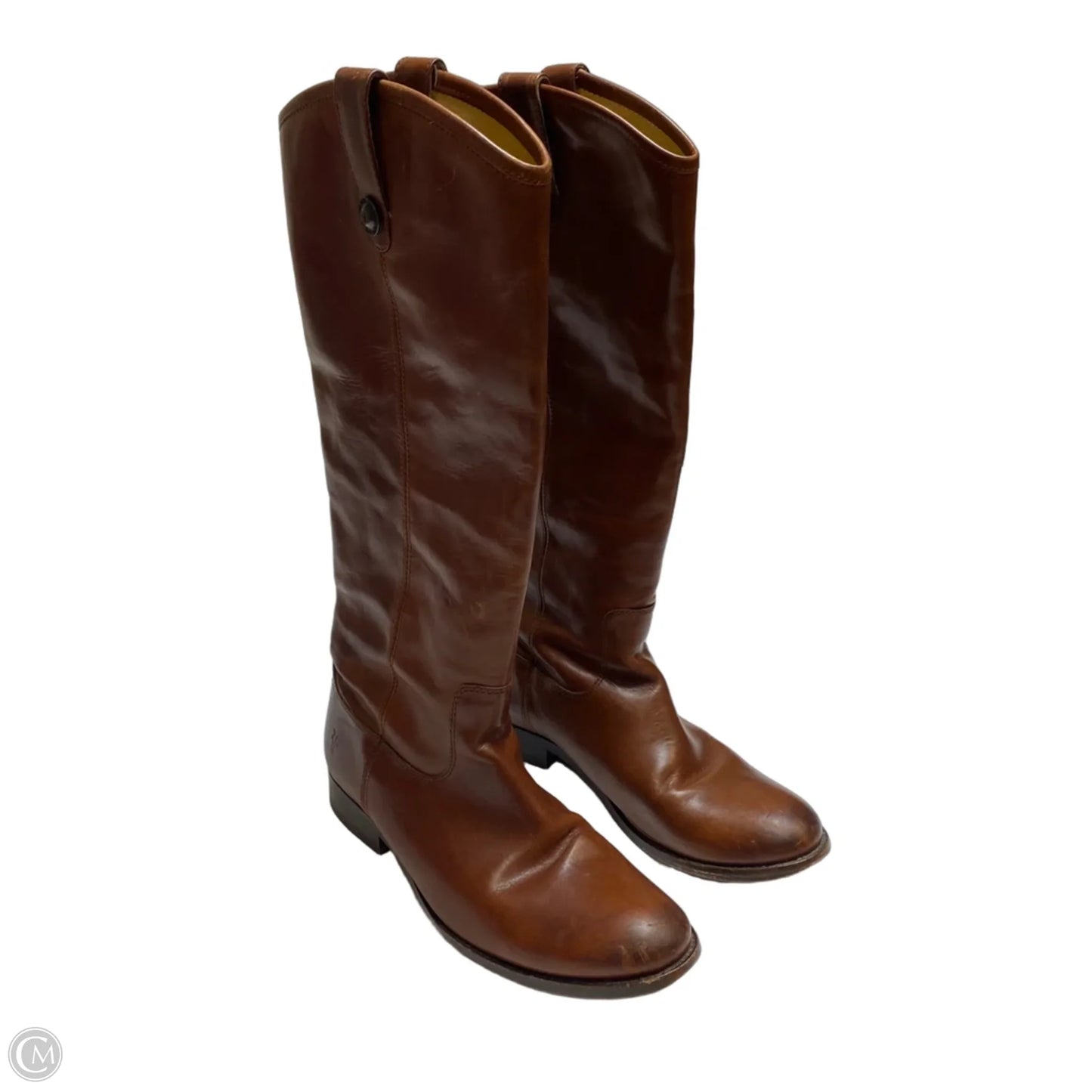 Boots Designer By Frye In Brown, Size: 8.5