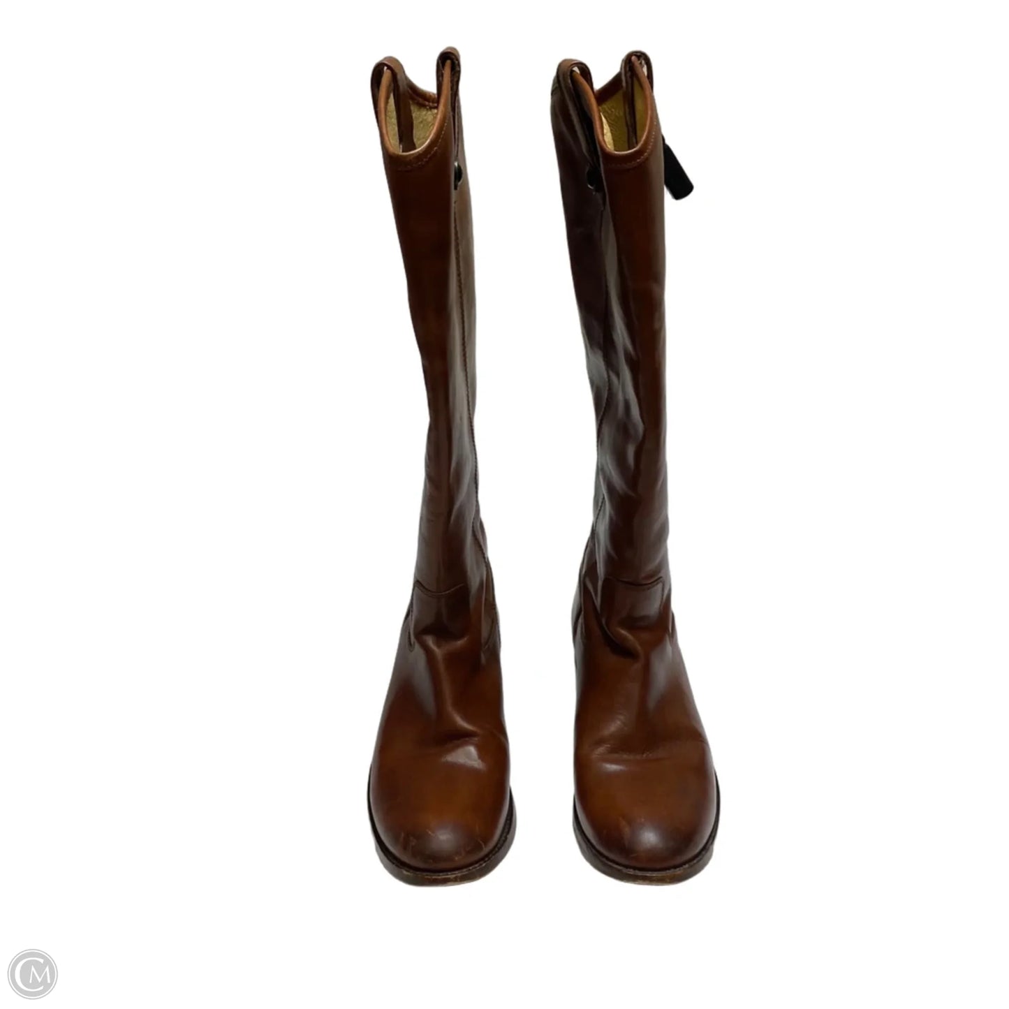 Boots Designer By Frye In Brown, Size: 8.5