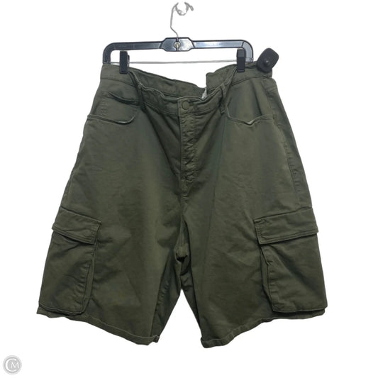 Shorts Designer By Good American In Green, Size: 16