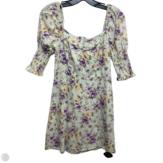 Dress Casual Short By Blue Rain In Floral Print, Size: S