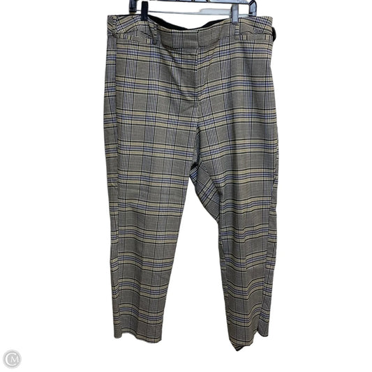 Pants Dress By Lane Bryant In Plaid Pattern, Size: 22