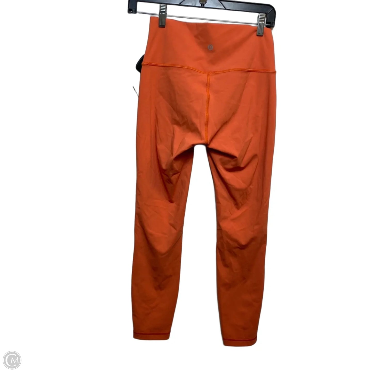Athletic Leggings By Lululemon In Orange, Size: S