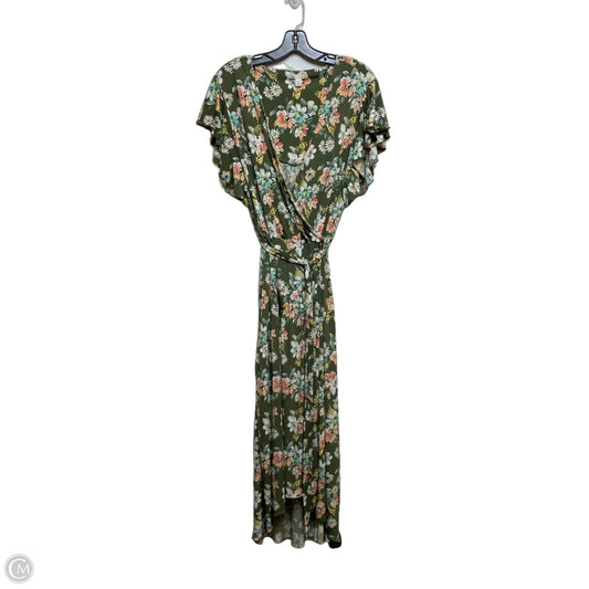 Dress Casual Midi By Cato In Green, Size: 1x