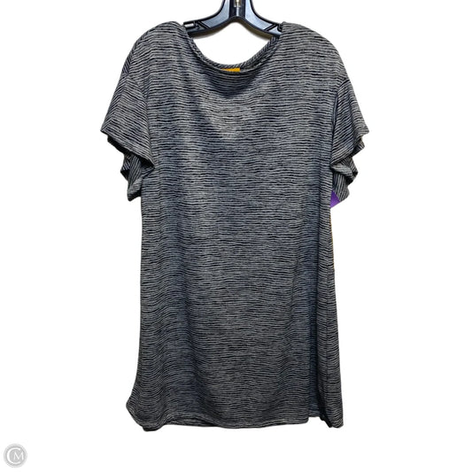 Dress Casual Short By Ruby Rd In Black & Grey, Size: S